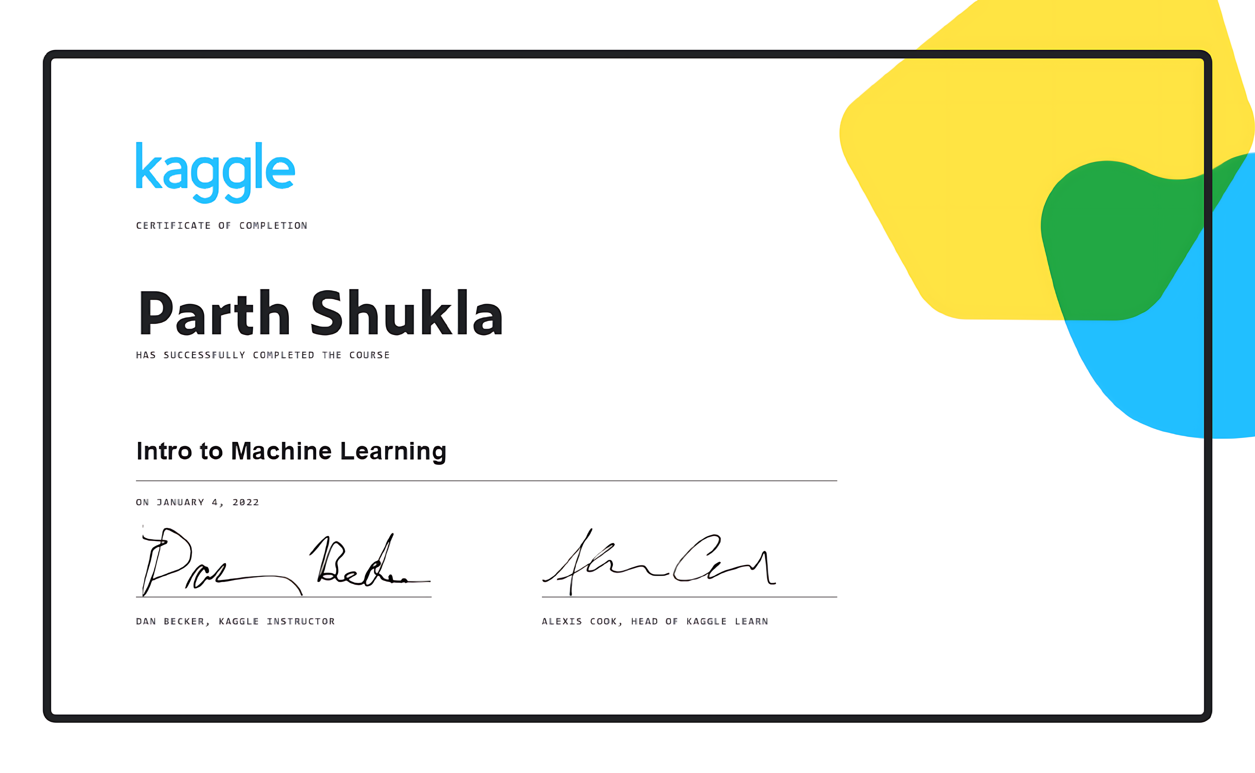 Intro to ML – Kaggle